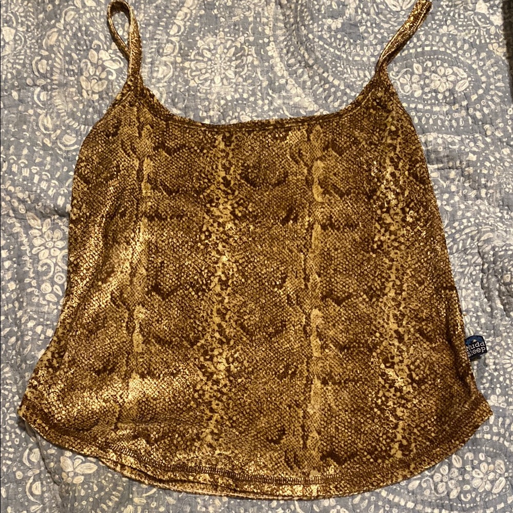 Snake Print Cami Top